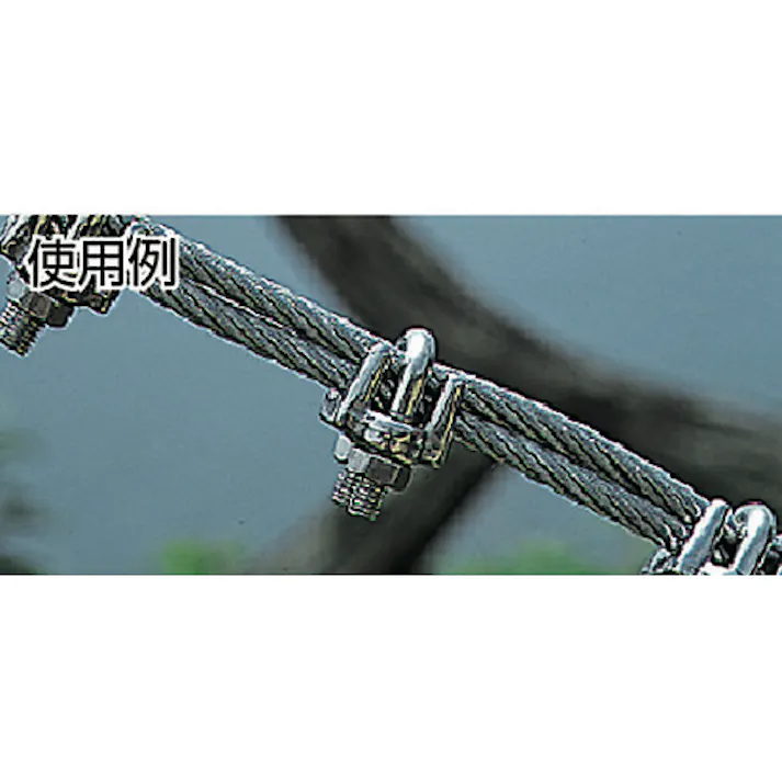 【CAINZ-DASH】トラスコ中山 ワイヤークリップ ステンレス製 22mm用 (1個入) TWC-22【別送品】