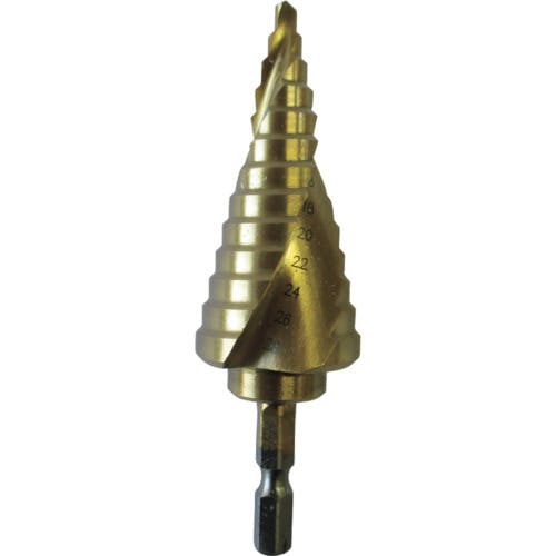 ライト精機 六角軸スパイラルチタンLST-428 LST-428 ステップドリル(六角軸タイプ) ライト精機 六角軸スパイラルチタンLST-428 LST-428 ステップドリル(六角軸タイプ)