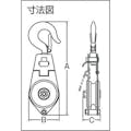 【CAINZ-DASH】スリーエッチ シンプルヤーディング　フック型５０ｍｍ　ベアリング入 SYH-50【別送品】