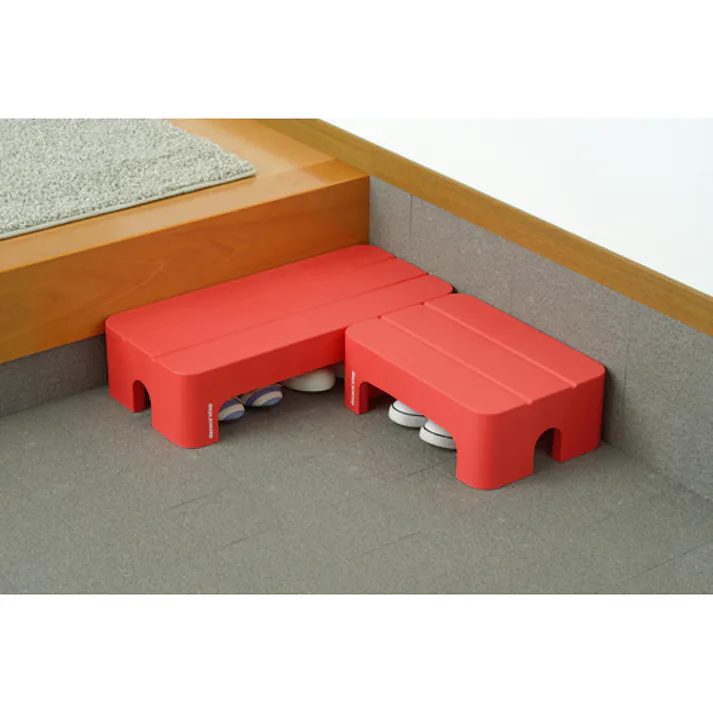 【CAINZ-DASH】SANKA デコラステップ ショート L レッド DS-SLRE【別送品】