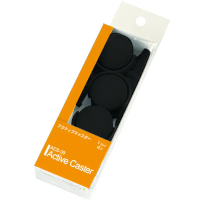 【CAINZ-DASH】SANKA アクティブキャスター ブラック ACS-30BK【別送品】