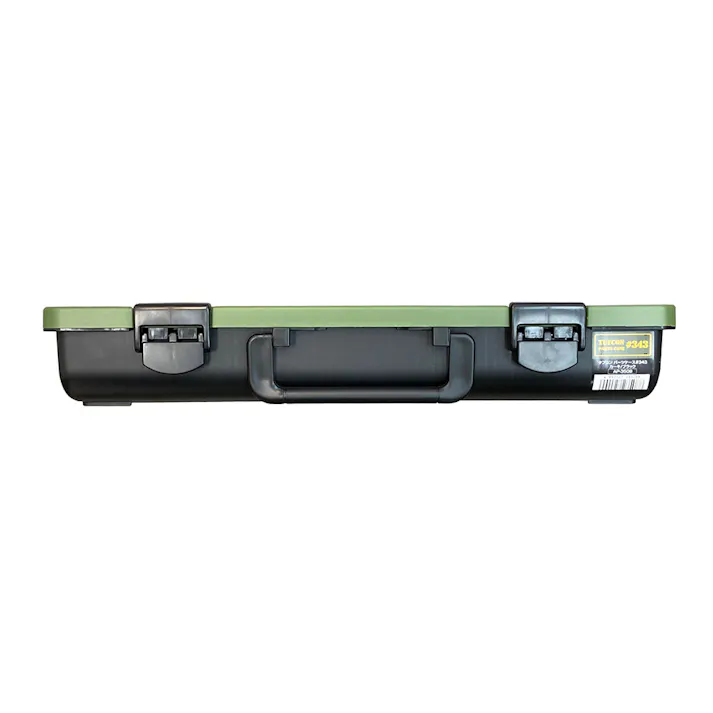 パーツボックス #343 カーキ/ブラック PA-3508 幅37.1cm 奥行22.3cm 高さ5.9cm