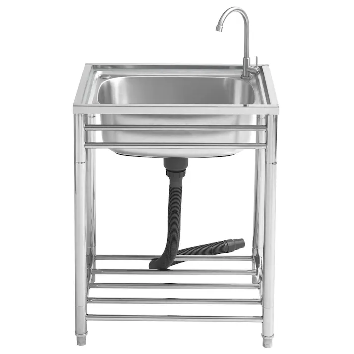 サンカ おそとキッチン ステンレス流し台65【別送品】