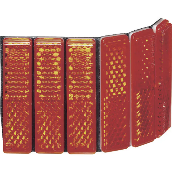 【CAINZ-DASH】キャットアイ レフテープ 50mm×70mm 赤 (1枚入) RR-1-R6P【別送品】