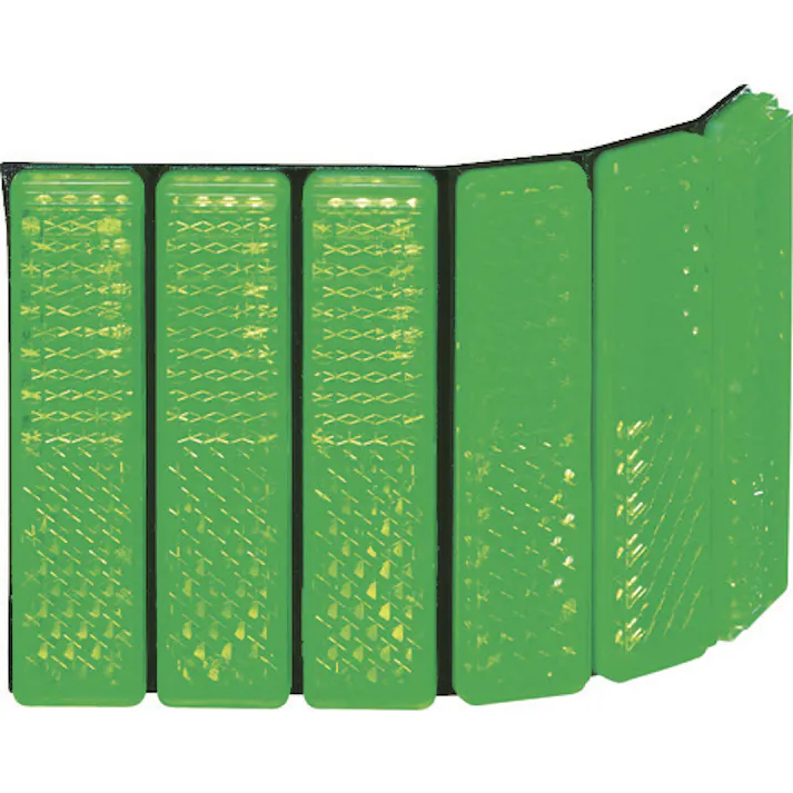 【CAINZ-DASH】キャットアイ レフテープ 50mm×70mm 緑 (1枚入) RR-1-G6P【別送品】