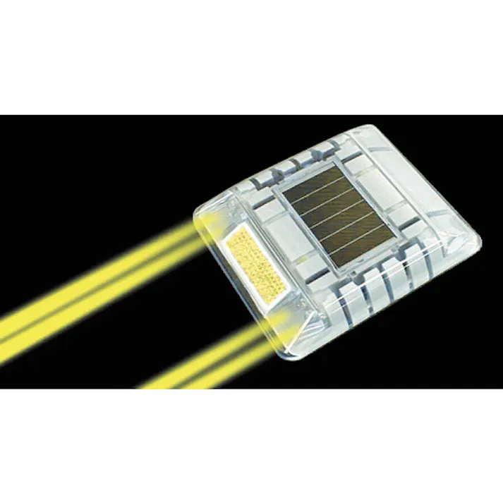 【CAINZ-DASH】キャットアイ ルミナスアイ・マイティ ソーラー式点滅 片面 黄 LE-260A2【別送品】