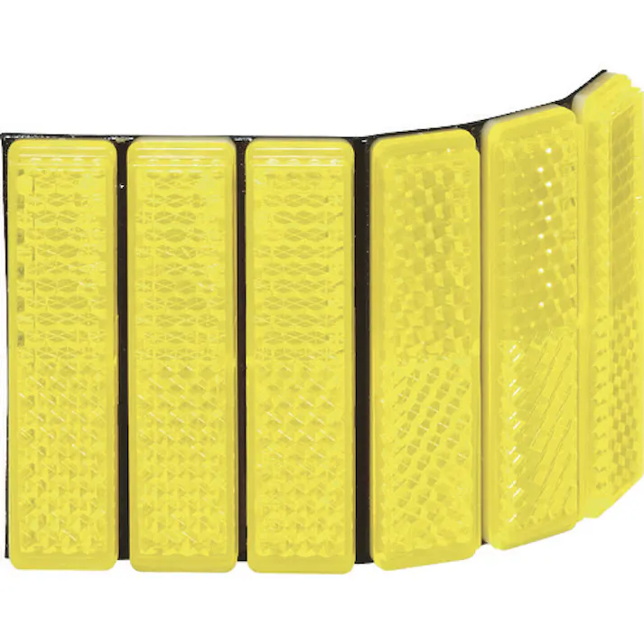 【CAINZ-DASH】キャットアイ レフテープ 50mm×70mm 蛍光黄 (1個入) RR-1-DGA6P【別送品】