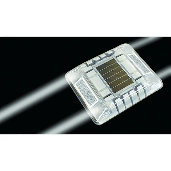 【CAINZ-DASH】キャットアイ ルミナスアイ・マイティ ソーラー式常灯 両面 白 LE-260-2W【別送品】