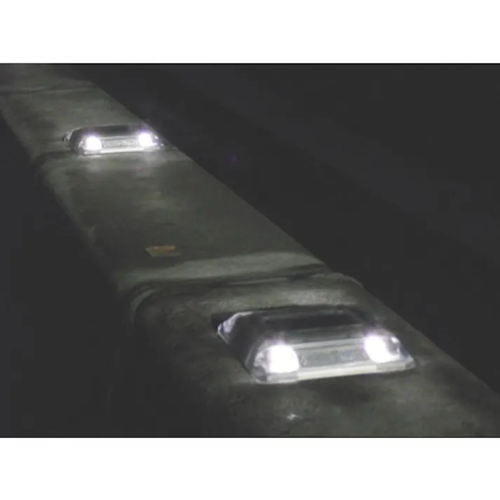 【CAINZ-DASH】キャットアイ ルミナスアイ・マイティ ソーラー式常灯 両面 白 LE-260-2W【別送品】