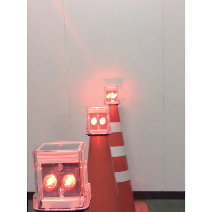 【CAINZ-DASH】キャットアイ 安全コーン用オプション シグナルスター 幅89×177mm LE-150 R/W【別送品】