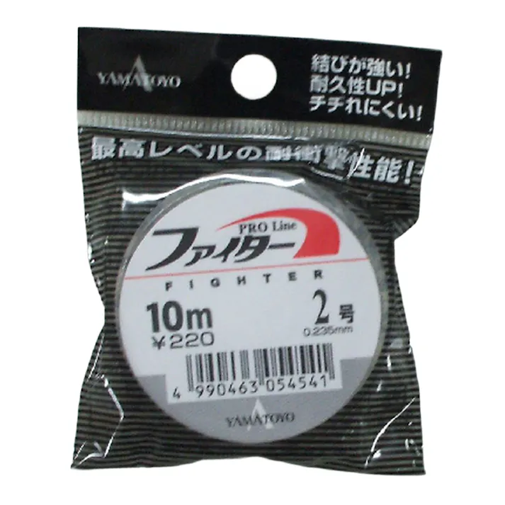 ヤマトヨテグス ファイター ナイロン 10m 2号 クリア