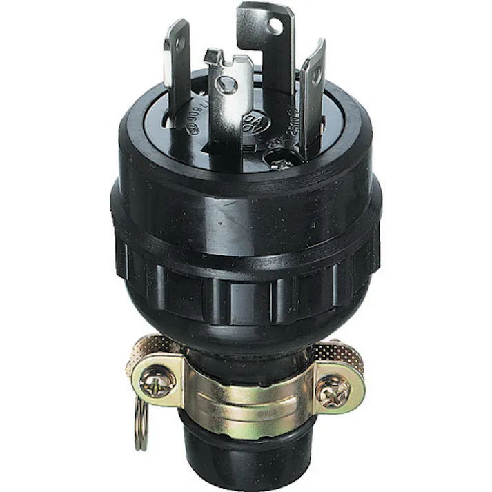 【CAINZ-DASH】明工社 引掛ゴムプラグ接地3P防水兼 MH2584【別送品】