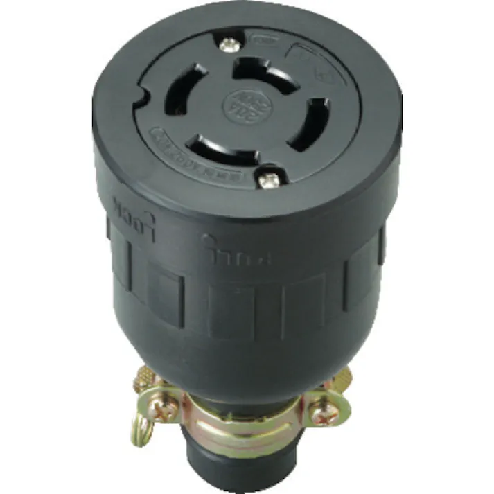 【CAINZ-DASH】明工社 引掛ゴムコネクタボデー接地3P MH2648【別送品】