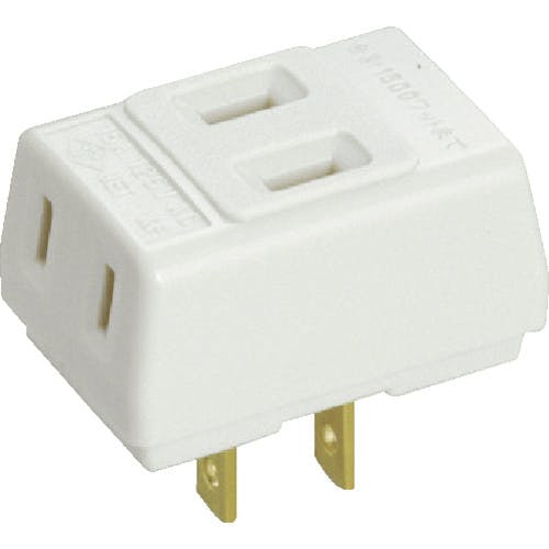 明工社 15Aトリプルタップ(乳白) MR2965W1 タップ 明工社 15Aトリプルタップ(乳白) MR2965W1 タップ