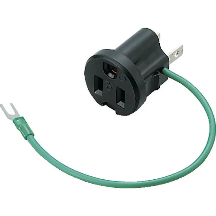 【CAINZ-DASH】明工社 接地アダプター(B形) ME2985【別送品】