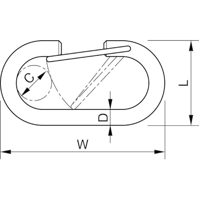 【CAINZ-DASH】伊藤製作所 Ｃリンク　ステン７ミリ HJ-7S【別送品】