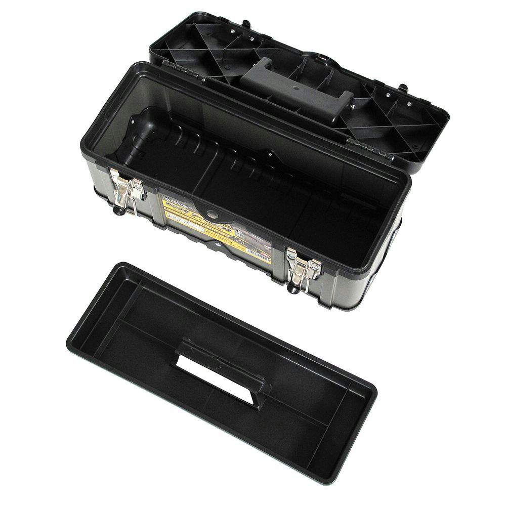 @出品 JEJアステージ ガンメタツールボックス ガンメタリック TK-390G 幅39cm