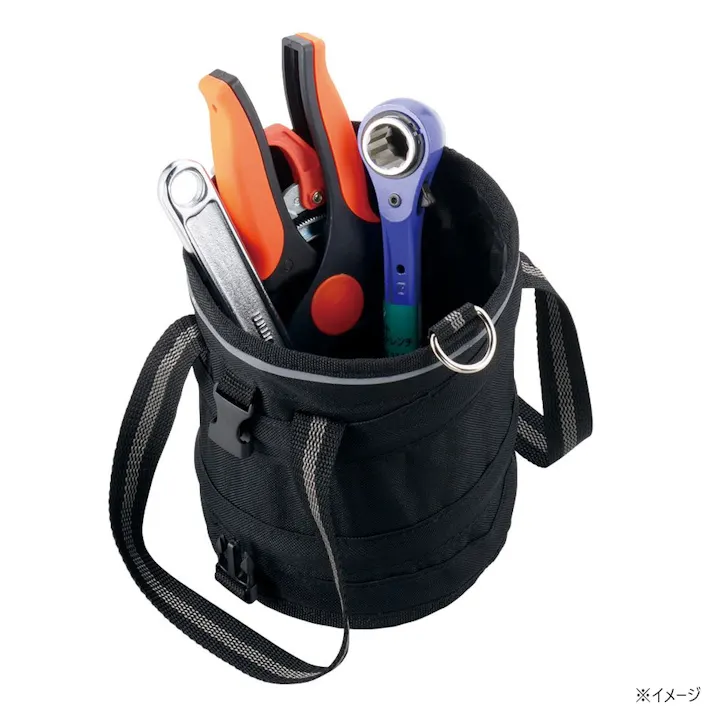 JEJアステージ ACCS ツールキャリーラウンド型 ブラック TCR-150 幅15cm 奥行15cm 高さ18.5cm