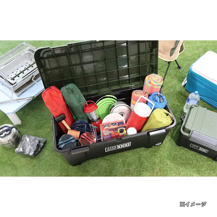 アクティブストッカー ブラック/グリーン 1000エックス AS1000X