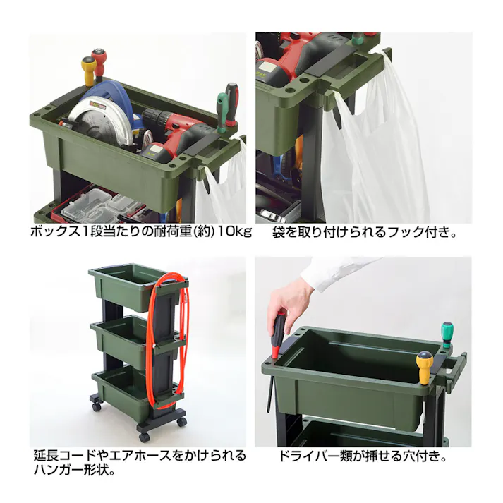ツールワゴンボックス TWB-490G