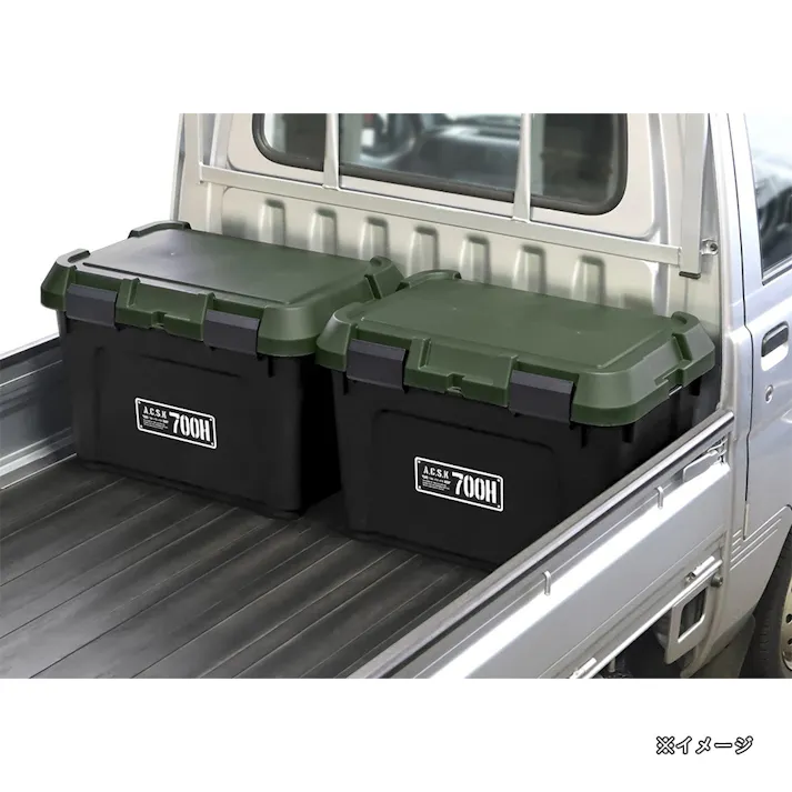 JEJアステージ アクティブストッカー ブラック/グリーン 700HX 幅70cm 奥行47.5cm 高さ47cm