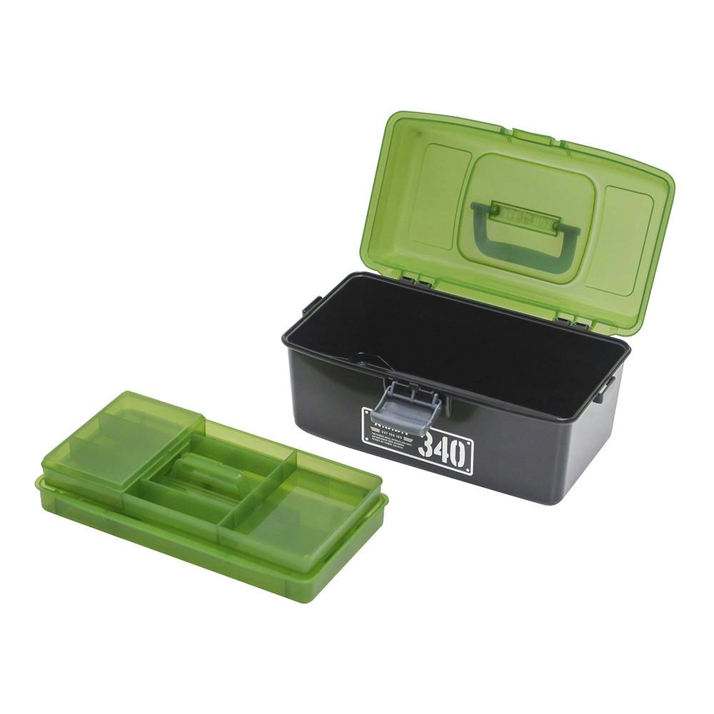 JEJアステージ オールインボックスDTX ブラック/グリーン ABDT-340X 幅