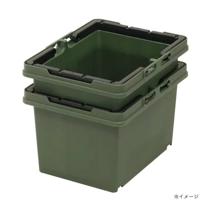 収納ボックス セパレートバスケット #25 グリーン