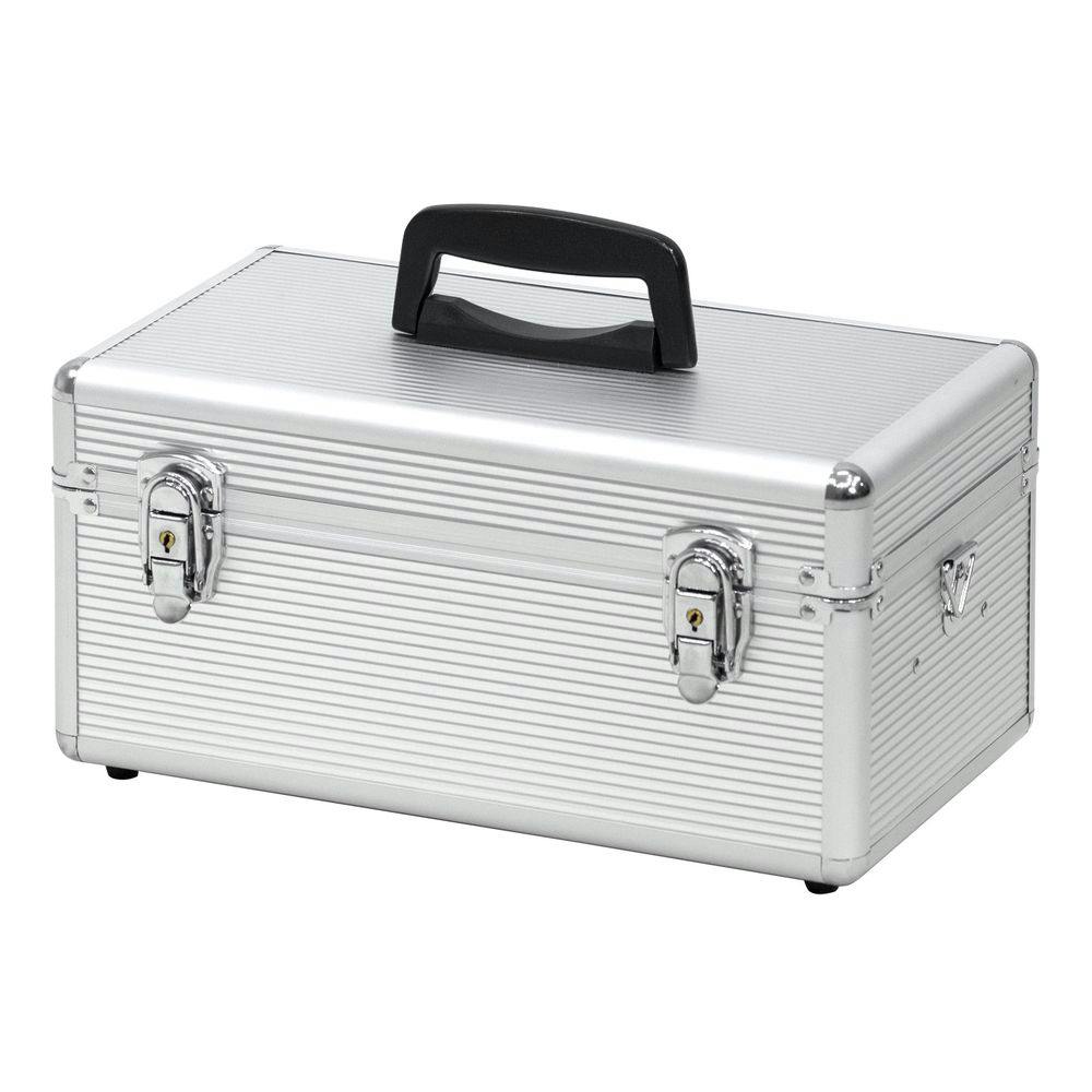 JEJアステージ アルミツールボックス トレー付き シルバー AL-B365 幅