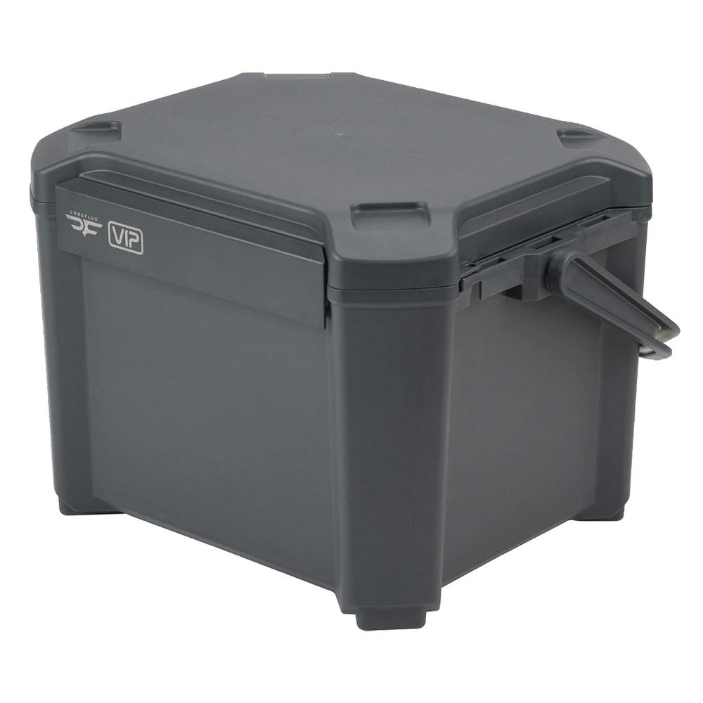 真空パネル 強保冷クーラーボックス ストレートグレー 26L