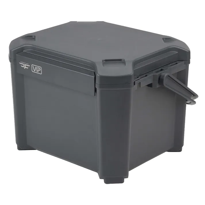 真空パネル 強保冷クーラーボックス ストレートグレー 26L