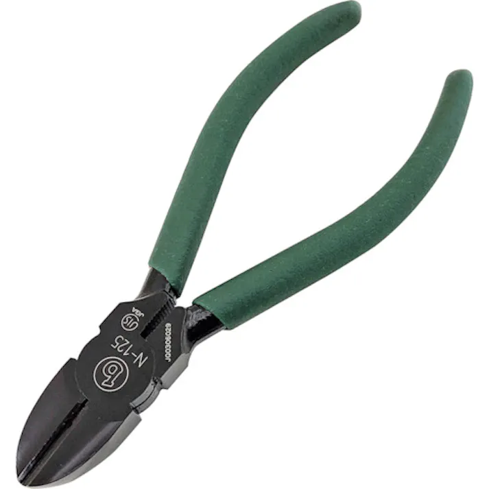 【CAINZ-DASH】ベストツール マルビー カチオン電着塗装仕様 強力ニッパー(ビニールグリップ付)125mm N-125【別送品】