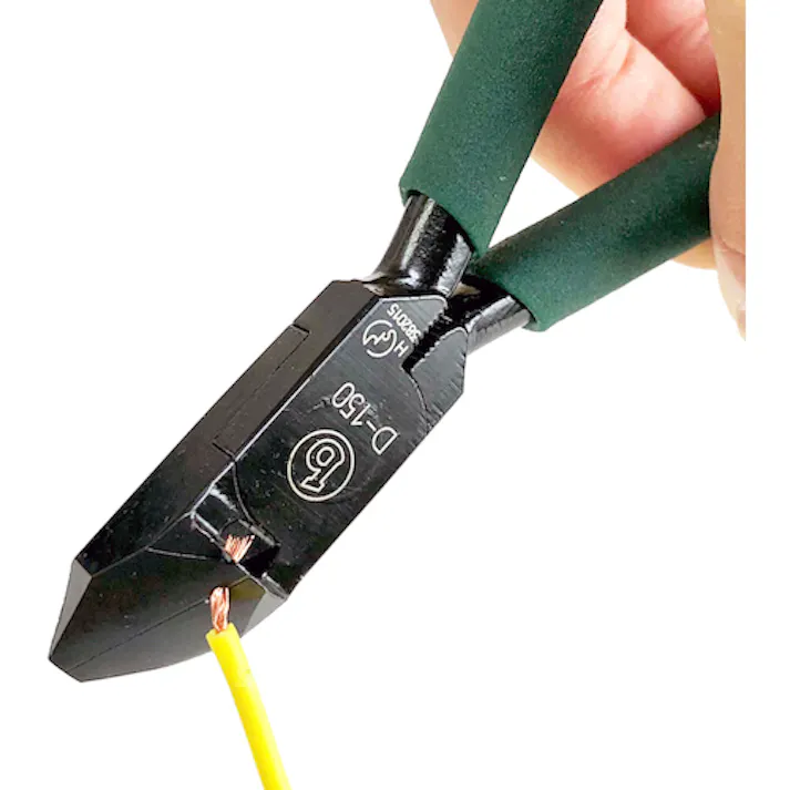 【CAINZ-DASH】ベストツール マルビー カチオン電着塗装仕様 斜ニッパー(ビニールグリップ付)125mm D-125【別送品】