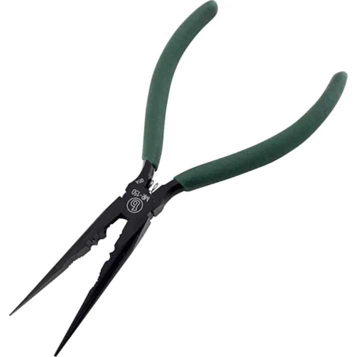 【CAINZ-DASH】ベストツール マルビー カチオン電着塗装 マイクロラジオペンチ(ビニールグリップ付)150mm MR-150【別送品】