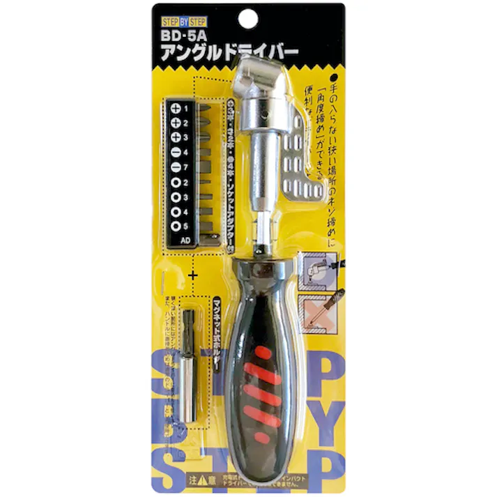 【CAINZ-DASH】ベストツール SBS アングルドライバー ビット・マグネット式ホルダー付 BD-5A【別送品】