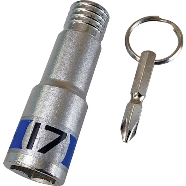 【CAINZ-DASH】ベストツール KOSEI 着脱式ワンタッチソケット 17mm No.2アダプター付 BDST-17【別送品】