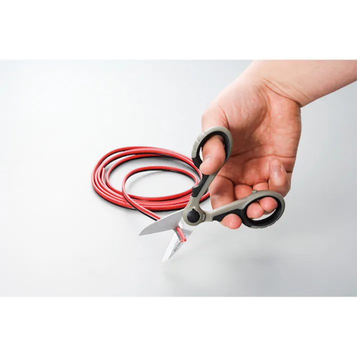 【CAINZ-DASH】ベストツール SBS ステンレス製万能鋏 マルチョキ・ミニ 安全キャップ付 S-502N【別送品】