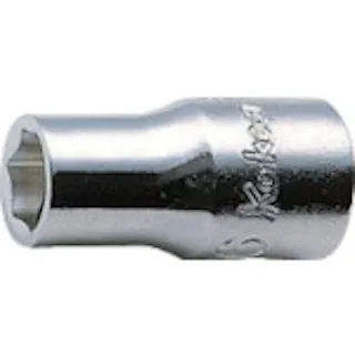 【CAINZ-DASH】山下工業研究所 6角ソケット 対辺12 差込角6.35 全長22 2400M-12【別送品】