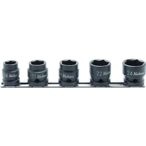 山下工業研究所 12.7mm差込 インパクトショートソケットレールセット RS14401MS/5 インパクト用ソケットセット 山下工業研究所 12.7mm差込 インパクトショートソケットレールセット RS14401MS/5 インパクト用ソケットセット