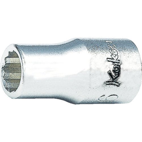 【CAINZ-DASH】山下工業研究所 １２角ソケット　対辺１／８　差込角６．３５　全長２２ 2405A-1/8【別送品】
