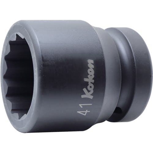 【CAINZ-DASH】山下工業研究所 ２５．４ｍｍ差込　インパクト１２角ソケット　４１ｍｍ 18405M-41【別送品】