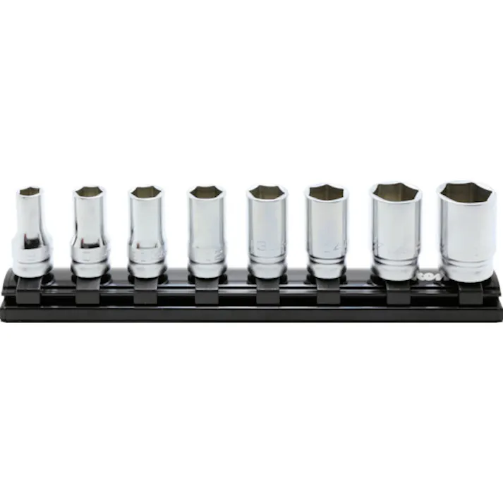 【CAINZ-DASH】山下工業研究所 9.5mm差込 Z-EALセミディープソケットレールセット12ヶ組 RS3300XZ/12【別送品】