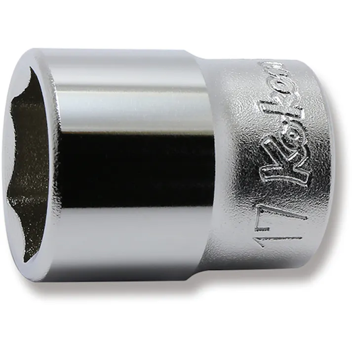 【CAINZ-DASH】山下工業研究所 6角ソケット 対辺17 差込角9.5 全長29 3400M-17【別送品】