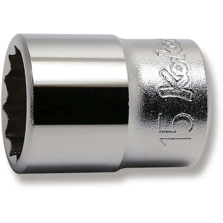 【CAINZ-DASH】山下工業研究所 12角ソケット 対辺15 差込角9.5 全長28 3405M-15【別送品】