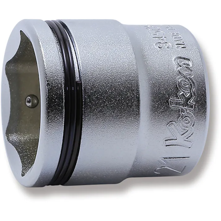 【CAINZ-DASH】山下工業研究所 ナットグリップソケット 差込角9.5mm 対辺21mm 3450M-21【別送品】