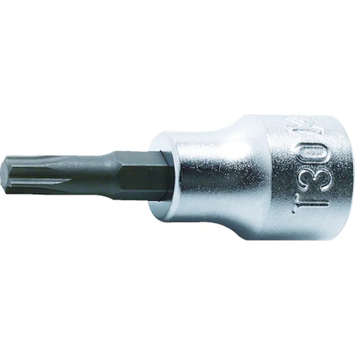 【CAINZ-DASH】山下工業研究所 トルクスビットソケット T25 差込角9.5 先端4.5 50L 3025.50-T25【別送品】