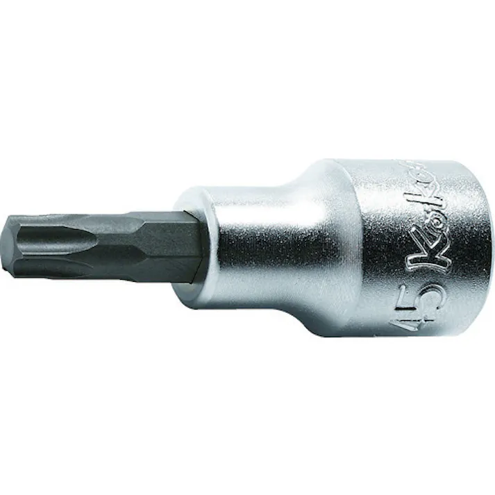 【CAINZ-DASH】山下工業研究所 トルクスビットソケット T20 差込角12.7 先端3.9 60L 4025.60-T20【別送品】