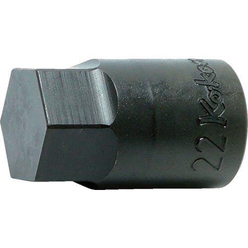 【CAINZ-DASH】山下工業研究所 １２．７ｍｍ差込　ヘックスビットソケット　全長４３ｍｍ　２７ｍｍ 4012M.43-27【別送品】