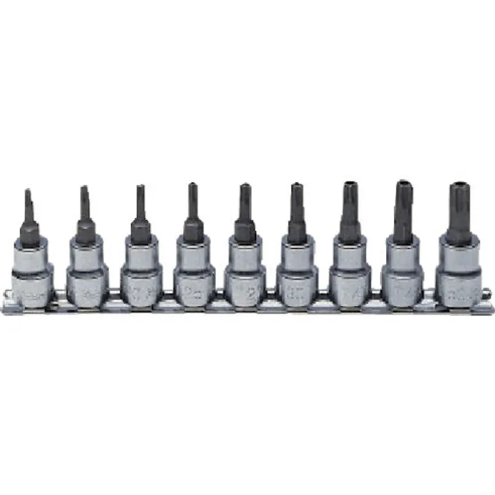 【CAINZ-DASH】山下工業研究所 トルクスビットソケットセット RS3025/9-HOLE【別送品】