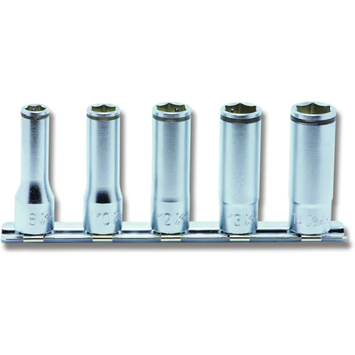 【CAINZ-DASH】山下工業研究所 9.5mm差込 ナットグリップディープソケット レールセット RS3350M/5【別送品】