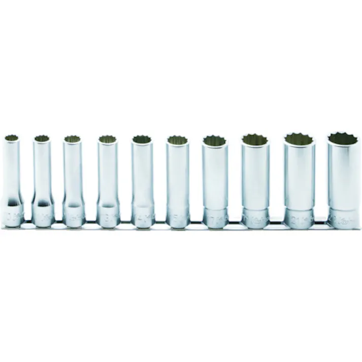 【CAINZ-DASH】山下工業研究所 12角ディープソケットセット RS4305M/10【別送品】